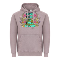 Vintage Zinc live life in full bloom Vintage Hoodie - MaliasSmallBusiness