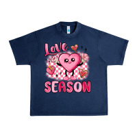 Navy love season Urban Heavy Tee - MaliasSmallBusiness