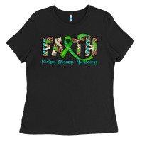 Black faith kidney disease awareness Ladies Tee - JahusDesignShop