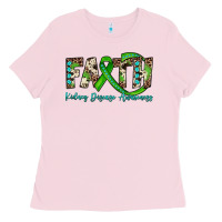 Bubblegum Pink faith kidney disease awareness Ladies Tee - JahusDesignShop