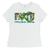 White faith kidney disease awareness Ladies Tee - JahusDesignShop