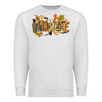 Oatmeal Heather fall nurse Premium Sweatshirt - CowGirlArtShop
