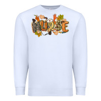 White fall nurse Premium Sweatshirt - CowGirlArtShop