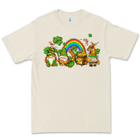 Bone st patricks gnomes with rainbow Premium Tee - AdoDesignShop
