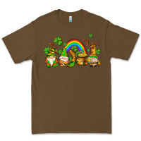 Cacao st patricks gnomes with rainbow Premium Tee - AdoDesignShop