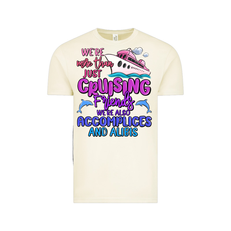 We're More Than Just Cruising Friends Vintage Tee by MaliasSmallBusiness | Teevron