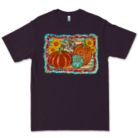 Plum pumpkin sunflower Premium Tee - AdoDesignShop