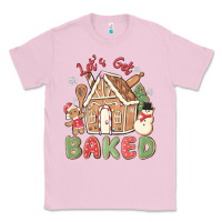 Bubblegum Pink let's get baked Classic Tee - MaliasSmallBusiness