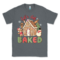 Charcoal Heather let's get baked Classic Tee - MaliasSmallBusiness