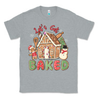Heather Grey let's get baked Classic Tee - MaliasSmallBusiness