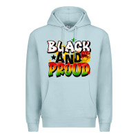Blue Mist black and proud Premium Hoodie - CowGirlArtShop