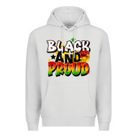 Dove Grey black and proud Premium Hoodie - CowGirlArtShop