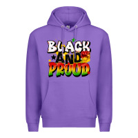 Purple black and proud Premium Hoodie - CowGirlArtShop