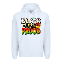 White black and proud Premium Hoodie - CowGirlArtShop
