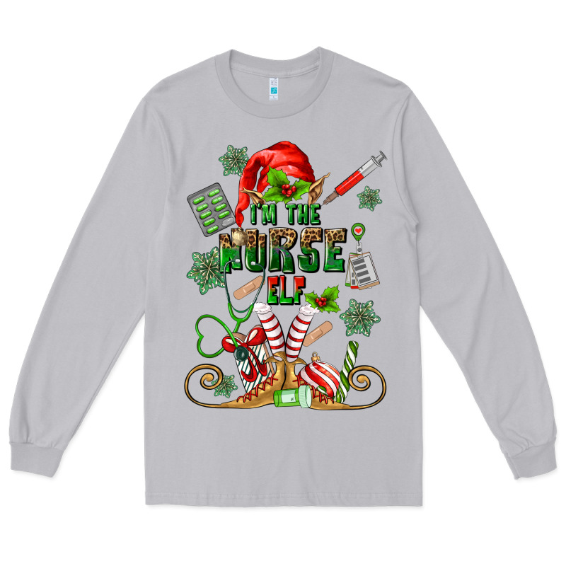 Im The Nurse Elf Long Sleeve Tee by MaliasSmallBusiness | Teevron
