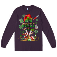 Plum im the nurse elf Long Sleeve Tee - MaliasSmallBusiness