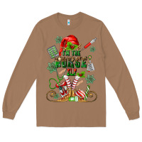 Toasted Coconut im the nurse elf Long Sleeve Tee - MaliasSmallBusiness