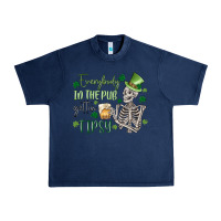 Navy everybody in the pub gettin' tipsy Urban Heavy Tee - MaliasSmallBusiness