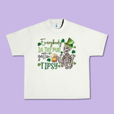 Everybody In The Pub Gettin' Tipsy Urban Heavy Tee Designed By Maliassmallbusiness