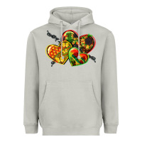 Moon Dust juneteenth hearts Heavyweight Hoodie - CowGirlArtShop