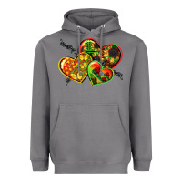 Storm juneteenth hearts Heavyweight Hoodie - CowGirlArtShop
