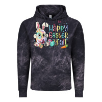 Cloud Black happy easter y'all Vintage Hoodie - MaliasSmallBusiness