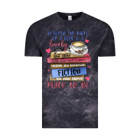 Cloud Black between the pages of a book is lovely place to be Vintage Tee - MaliasSmallBusiness