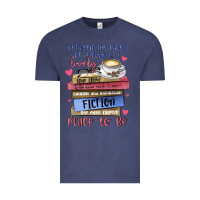 Vintage Denim between the pages of a book is lovely place to be Vintage Tee - MaliasSmallBusiness
