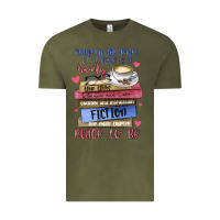Vintage Olive between the pages of a book is lovely place to be Vintage Tee - MaliasSmallBusiness