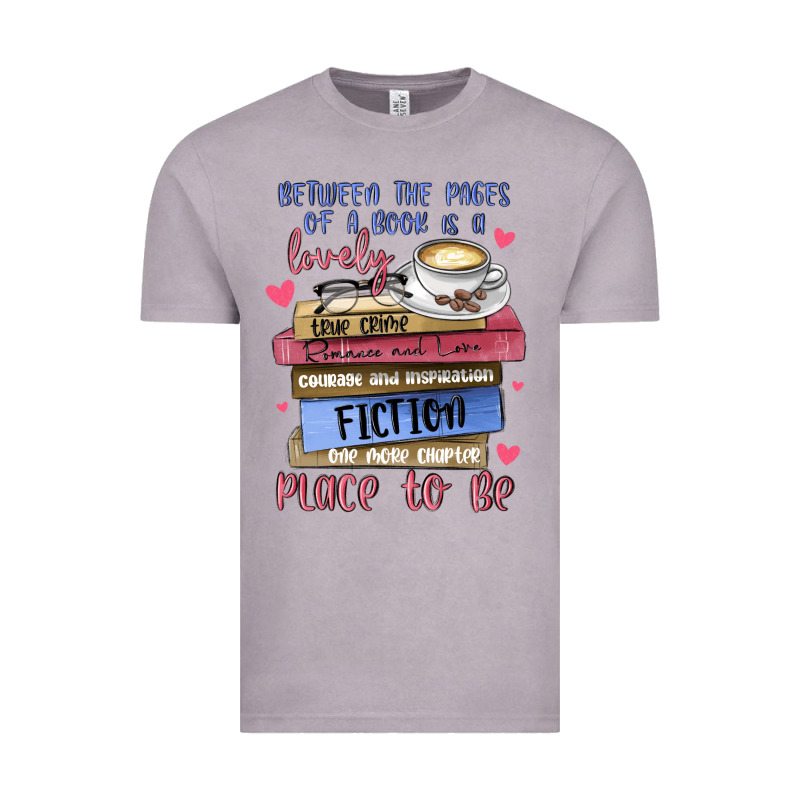 Between The Pages Of A Book Is Lovely Place To Be Vintage Tee by MaliasSmallBusiness | Teevron