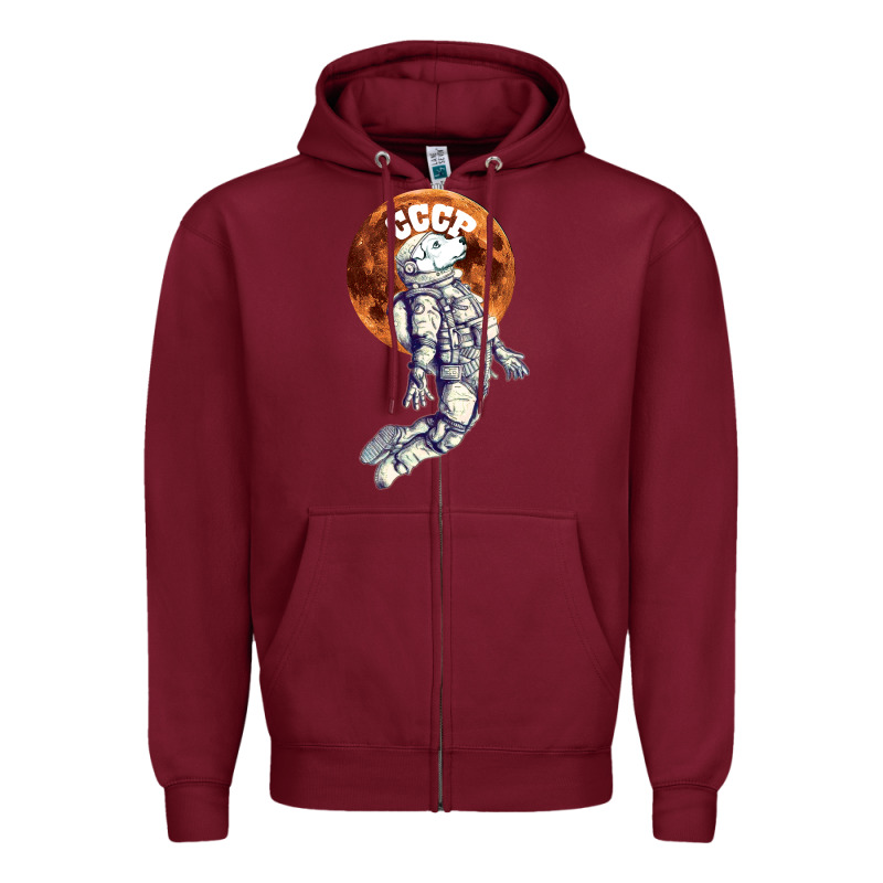 Laika, Space Traveler Zipper Hoodie by Bettercallsaul | Teevron