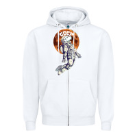 White Laika, space traveler Zipper Hoodie - Bettercallsaul
