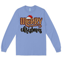 Colony Blue merry christmas Long Sleeve Tee - MaliasSmallBusiness