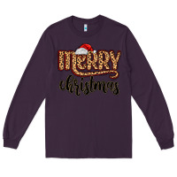 Plum merry christmas Long Sleeve Tee - MaliasSmallBusiness