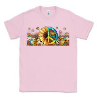 Bubblegum Pink hippie soul leopard sunflower Classic Tee - JahusDesignShop
