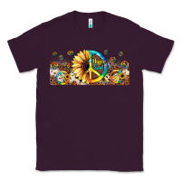 Plum hippie soul leopard sunflower Classic Tee - JahusDesignShop