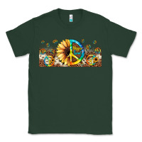 Sports Green hippie soul leopard sunflower Classic Tee - JahusDesignShop