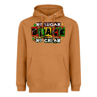 Meerkat no sugar no cream black Heavyweight Hoodie - CowGirlArtShop