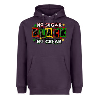 Plum no sugar no cream black Heavyweight Hoodie - CowGirlArtShop