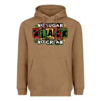 Toasted Coconut no sugar no cream black Heavyweight Hoodie - CowGirlArtShop