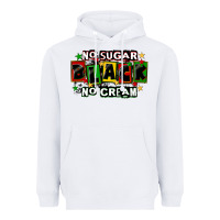 No Sugar No Cream Black Heavyweight Hoodie | Teevron