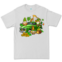 Dove Grey st patricks gnomes  with farm truck Premium Tee - AdoDesignShop