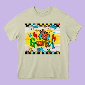 Gamer Heavy Core Tee Designed By Jahusdesignshop
