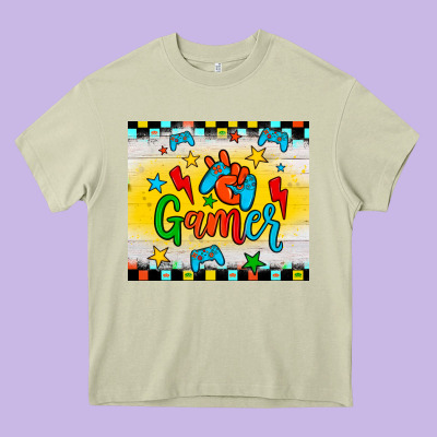 Gamer Heavy Core Tee Designed By Jahusdesignshop