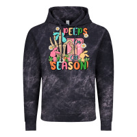 Cloud Black peeps season mode on Vintage Hoodie - MaliasSmallBusiness