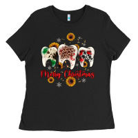 Black dental merry Christmas Ladies Tee - JahusDesignShop