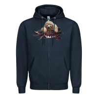 Navy Speed is Relative Zipper Hoodie - Bettercallsaul