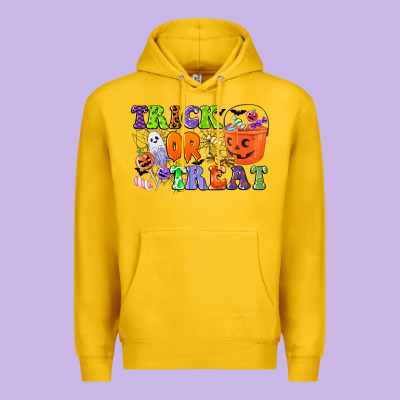Trick Or Treat Premium Hoodie Designed By Cowgirlartshop
