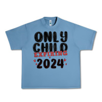 Pebble Blue only child expiring 2024 Urban Heavy Tee - MaliasSmallBusiness