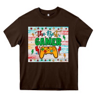 Chocolate Brown the best gamer Heavy Core Tee - JahusDesignShop